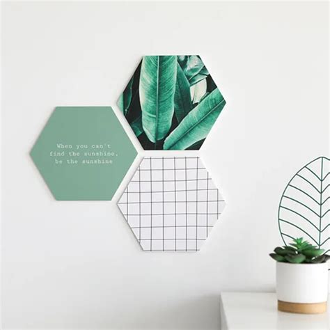 foto op aluminium hexagon